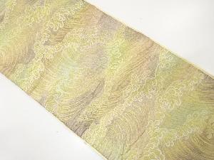 アンティーク　荒波模様織り出し袋帯（材料）